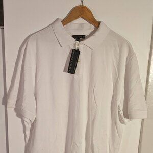 Men's Banana Republic Organic Cotton Pique Polo - White